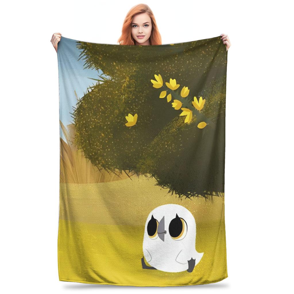 Puffin Rock Zeichentrick   Flaneldecke  Tolle Überwurfdecke für Bett Sofa Couch 200x150cm Teppichstück