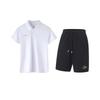 Li Ning Logo Print Simple Quick-Dry Breathable Comfortable Casual Sports Suit Unisex Sports Suit APLV029-12+AKST543-3