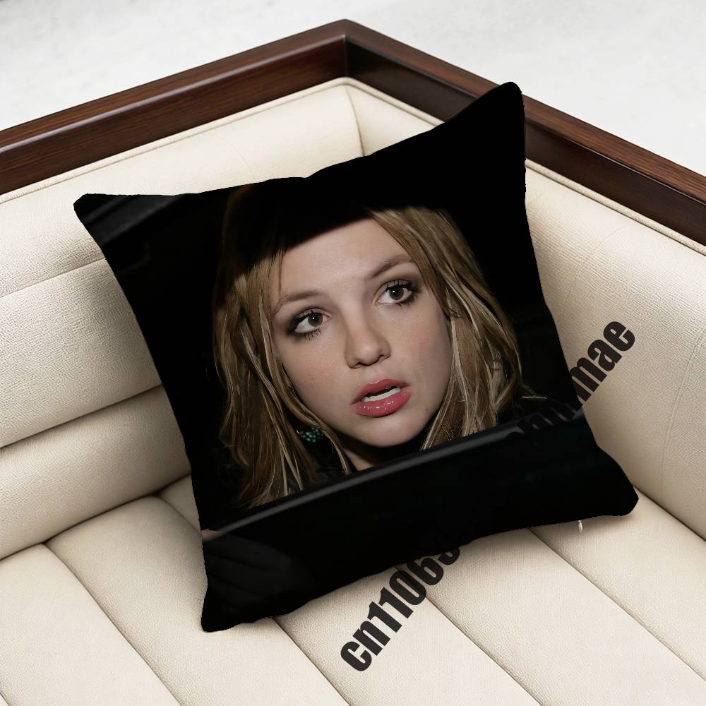For American Singer B-Britney Spears Throw Pillow Case Sham 45X45Cm 35X35Cm Square Bedroom Pillowcase Cushion Cover