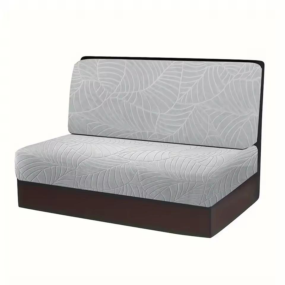 2 Stück/Set Jacquard Wohnmobil Dinette Kissenbezüge Dehnbar Camper Sofa Sitzbezüge Verstellbare Essplatzbezüge Bank Rückenlehnen-Dekor