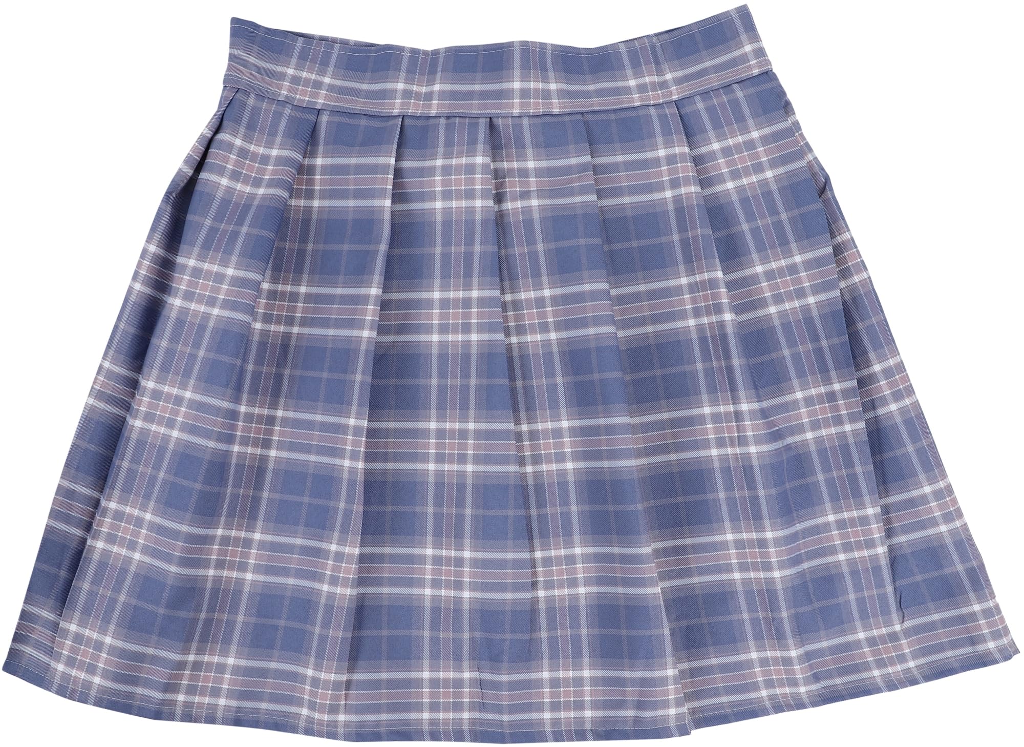 

[Pure Ribbon] [Pure Ribbon] Plus Size JC Skirt Collection Checkered Pleated Skirt TOKYO GOODS MARKET (Light Blue Check, 4XL)