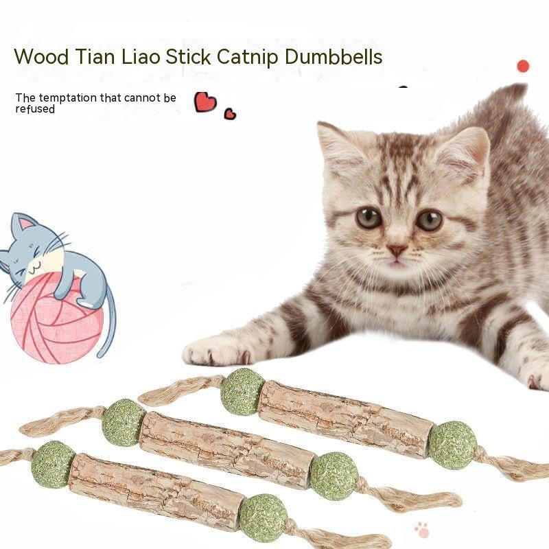 

Игрушка для кошек Товары, связанные с кошками, Товары для собак Товары для домашних животных Забавный кот Мутянь Ляо Палка Кошачья мята Гантель Самогрызущийся Облегчение