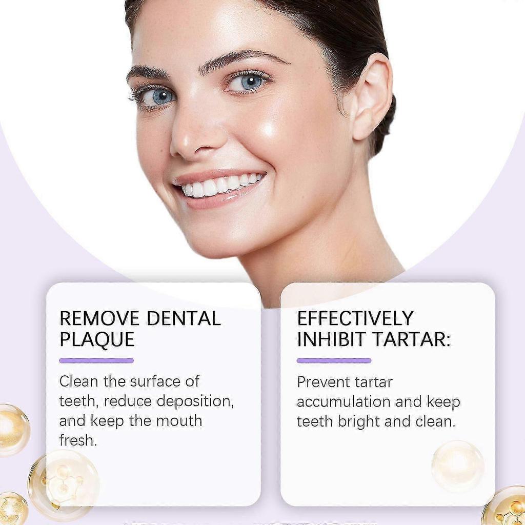 Purple Toothpaste - Freshens Breath, Whitens Teeth, Prevents Tartar & Stains - Gentle, Effective Oral Care In 30g