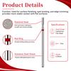Cylindrical Bit Diamond Nail Drill Bit Set 10Pcs Nail Milling Cutters for Nail Surface Shaping Dead Skin Removal Fine Grinding Nail File Sets Home