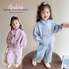 Meng Tang Tang Mädchen Frühlings-Kapuzenpullover-Set: 2026 Neues zweiteiliges Outfit im koreanischen Stil
