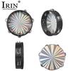 IRIN 8 Inch Tambourine Handbell Double Row Jingles Colorful Light Panel Children's Music Enlightenment Percussion Toys Gifts