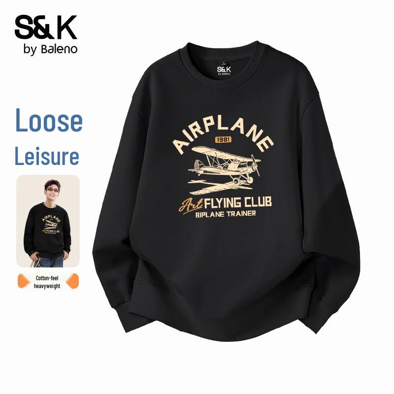 

Baleno S&K Men s Crew Neck Graphic Sweatshirt 3XL