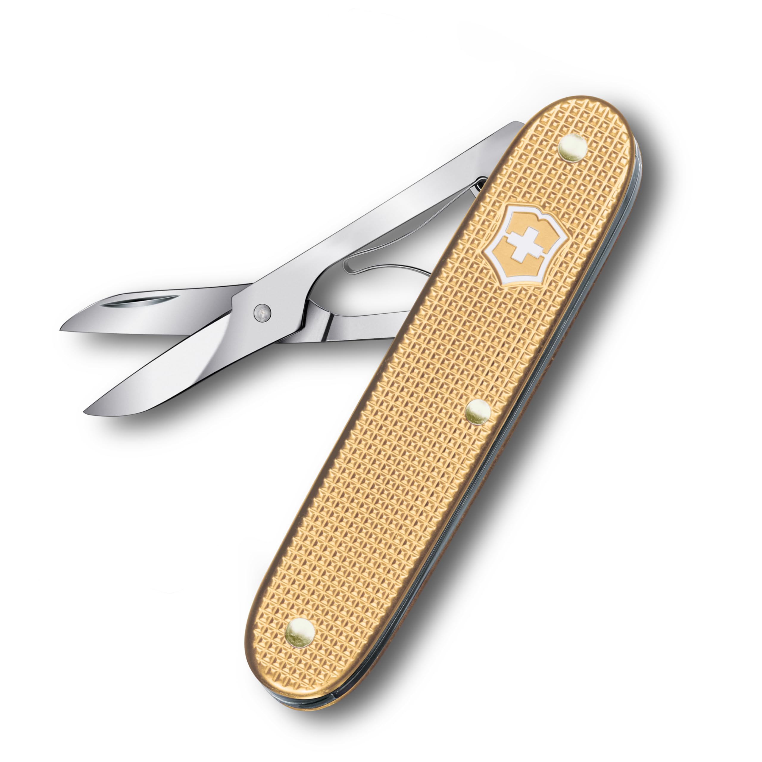 

VICTORINOX Companion X Alox with and Perfect for Outdoor Emergency Bladeless Single Swiss Birthday Multi-Tool Knife, Scissors, Shears, Camping, золотой