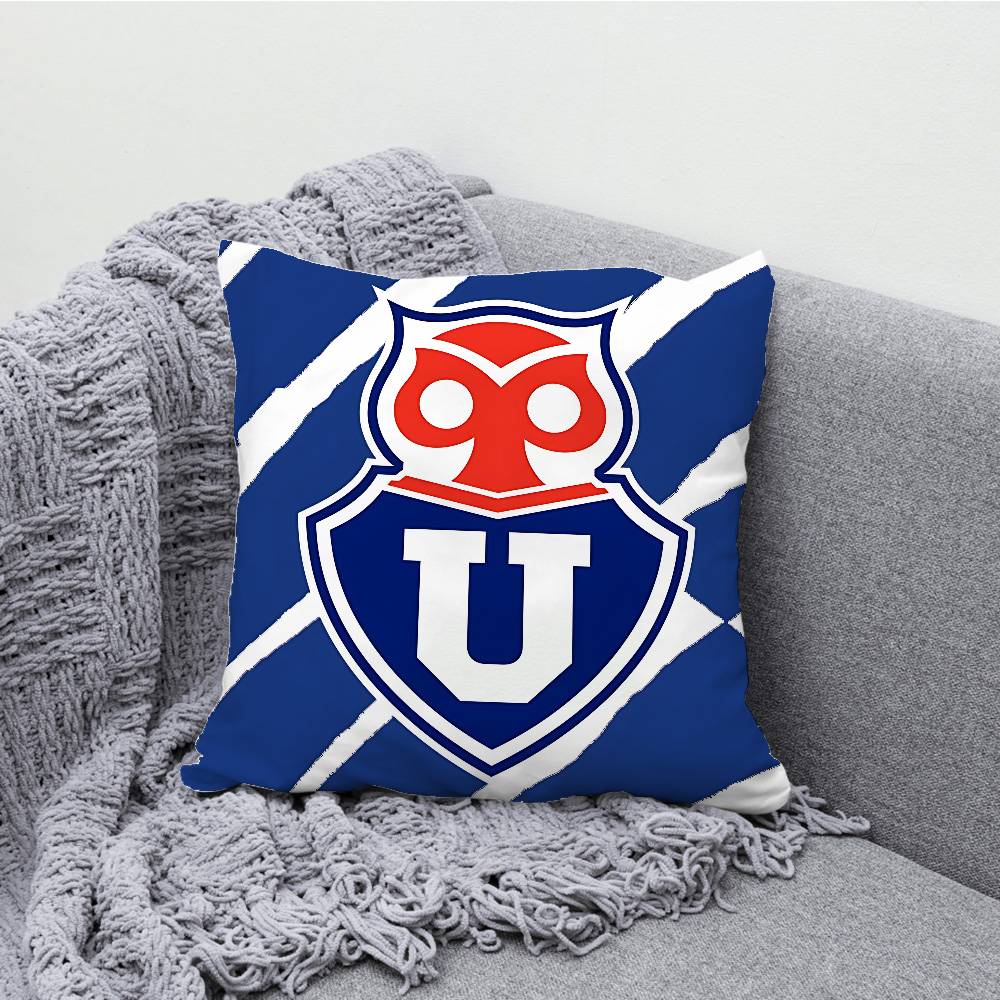 C-Chile University Logo Pillow Case For Sofa Decor Car Office Room Printing Cushion Cover Decorations and Protector