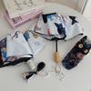 Cute Cartoon Fish and Cat Folding Umbrella Sun Protection Rain-proof UV Protection Umbrella Fully Automatic Sun Umbrella