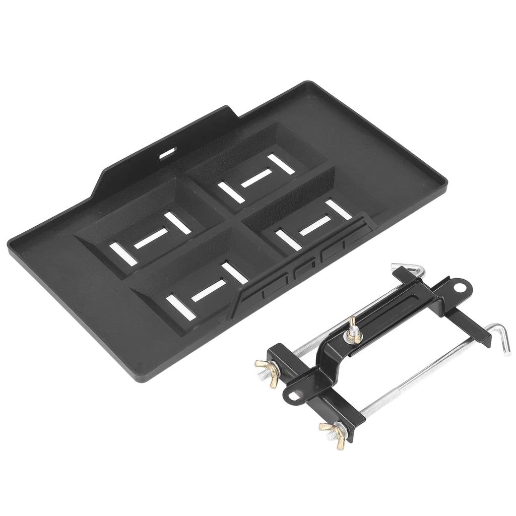 Tray Bracket High Deformation Adjustable Height Kit, Hold-Down Tray, Strength, Black, Resistant,