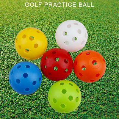 10ks golfových míčků Indoor Outdoor Whiffle Proudění vzduchu Golfové tréninkové míče