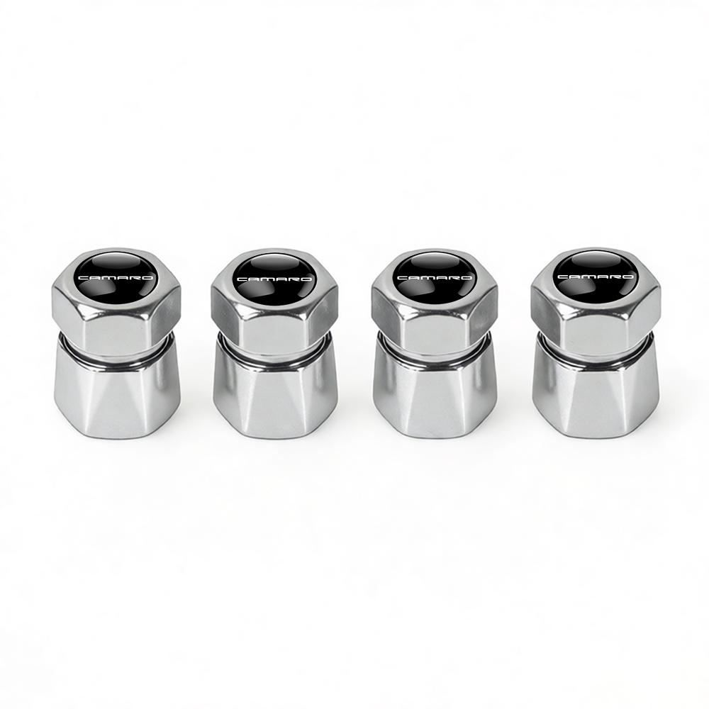 4Pcs Car Styling 3D Aluminum Metal Car Wheel Tire Air Valve Caps Cover For Chevrolet Cruze Captiva Sonic Spark Onix Sail Camaro