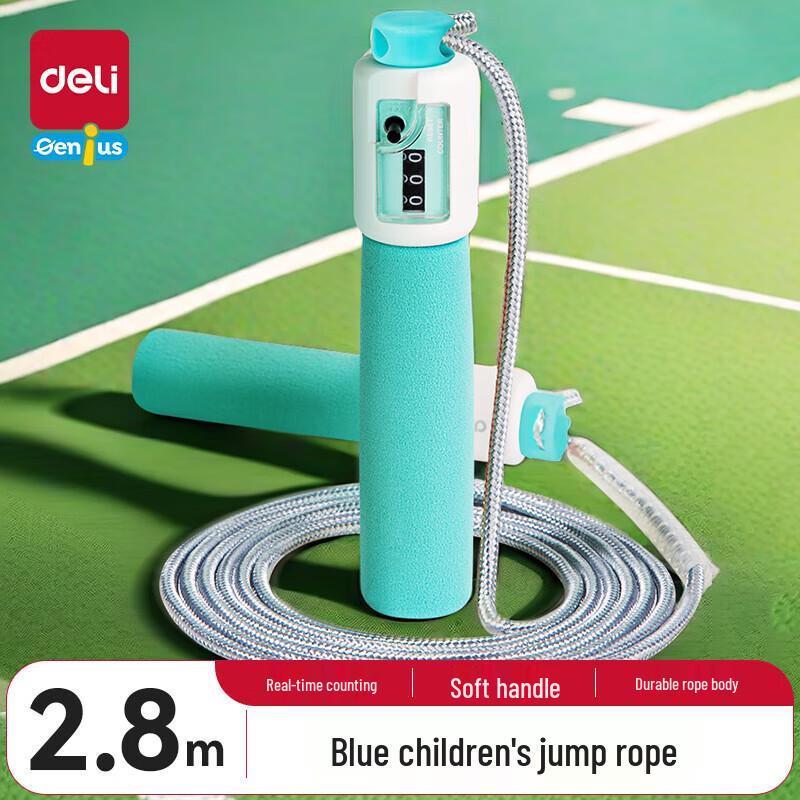 Deli 18700 Foam Handle Mechanical Counter Jump Rope