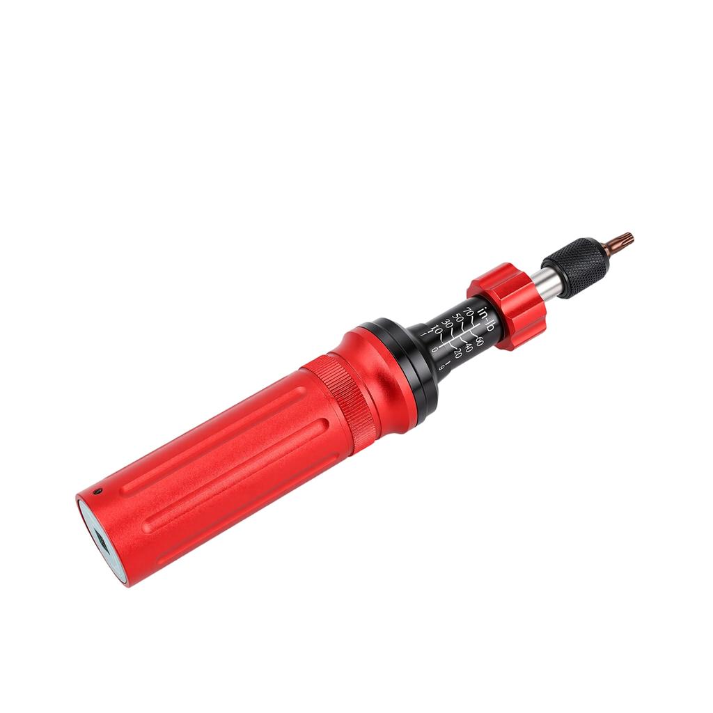 Preset Torsion Screwdriver 10 70in.lb Range Adjustable Torsion Screwdriver with 19 Bits and 1 Adapter for Repair