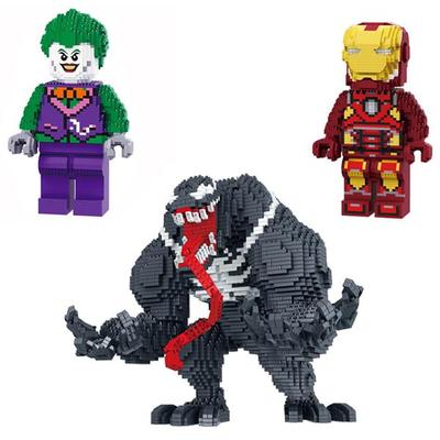 BALODY Lego-Held Joker Nanoblock, gemischte Farben, beliebte koreanische Spielzeuge