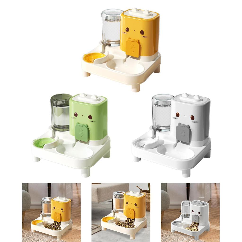 and Water Dispenser Pet Food Bowl Dog Bowl Pet Supplies Convenient Food feed for