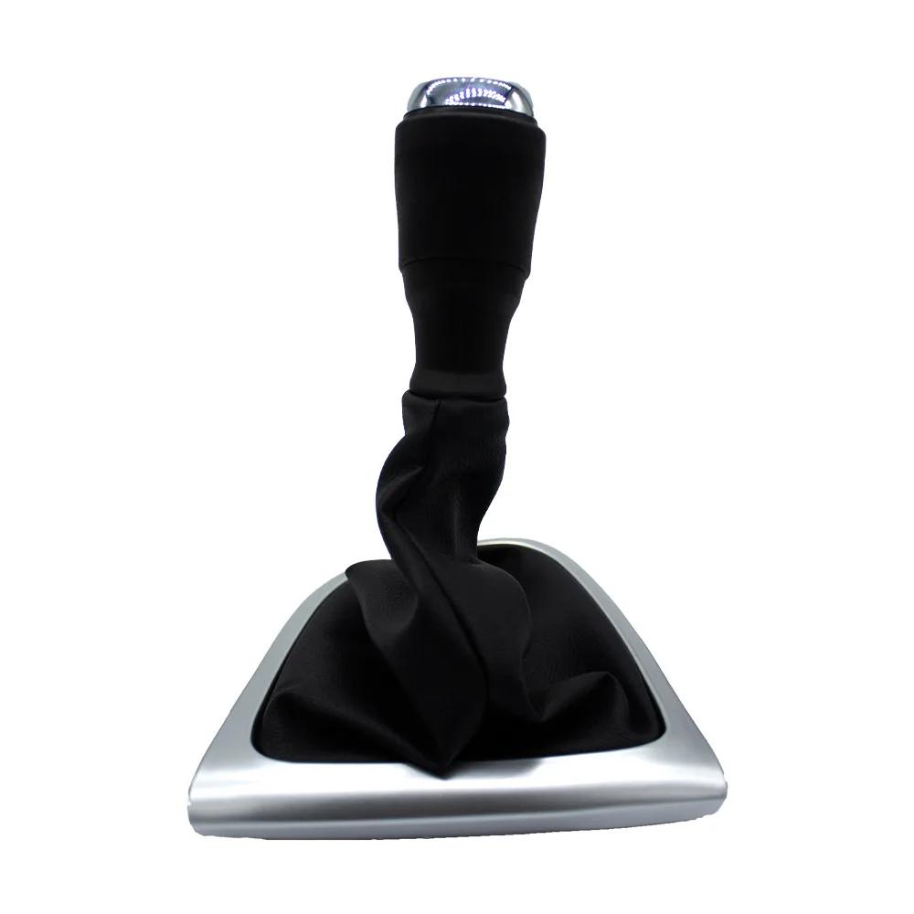 For Renault Clio 4 IV MK4 2012-2019 LHD 5/6 Speed Gear Shift Knob Gaiter Boot Cover Stick Change Head with Gearbox Dust Cover