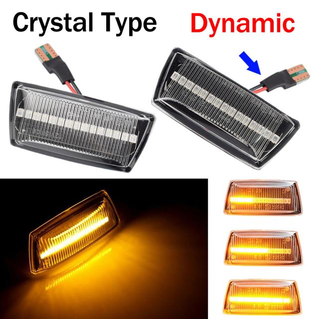 For Opel Insignia Astra H Zafira B Corsa D For Chevrolet Cruze Led Dynamic Side Marker Turn Signal Light Sequential Blinker