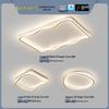 Smart Voice-Controlled Modern Ceiling Light Set for Living Room