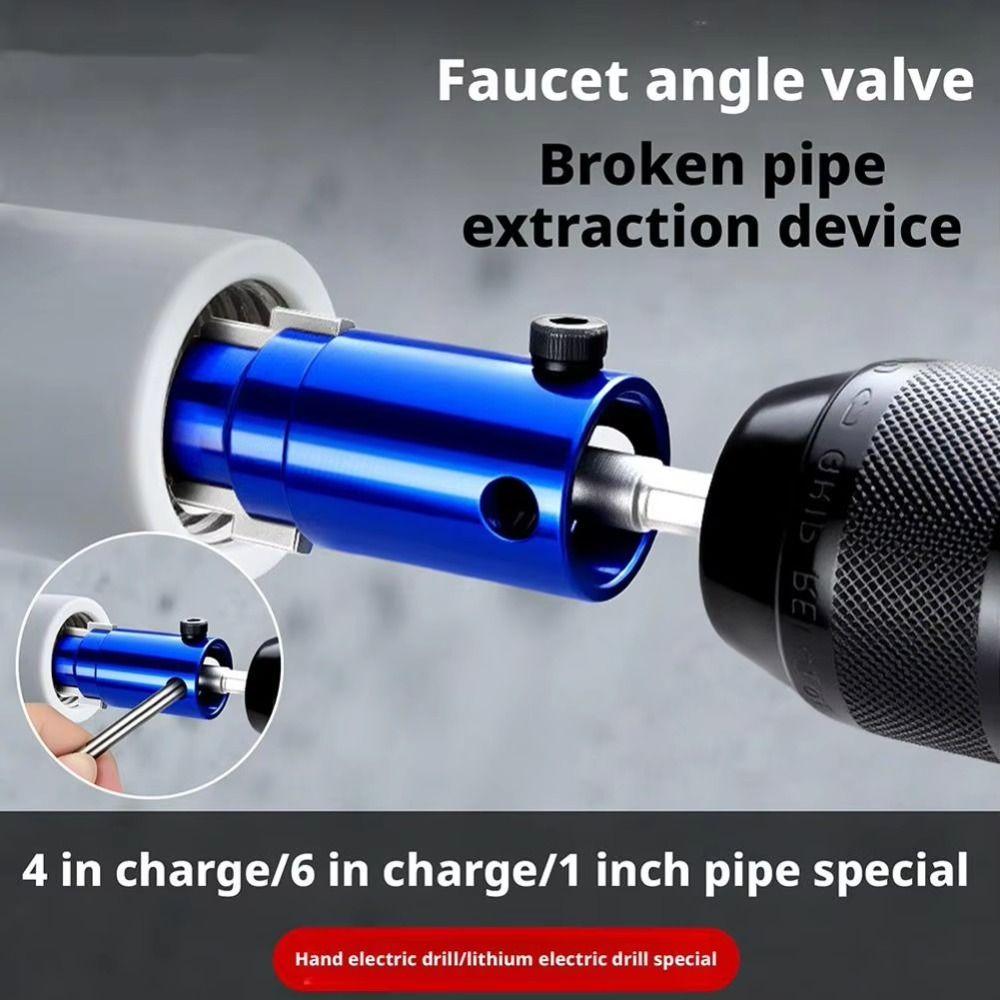 Portable Broken Pipe Valve Extractor Pipe Repair Broken Screw Extraction  Thread Removal Tool