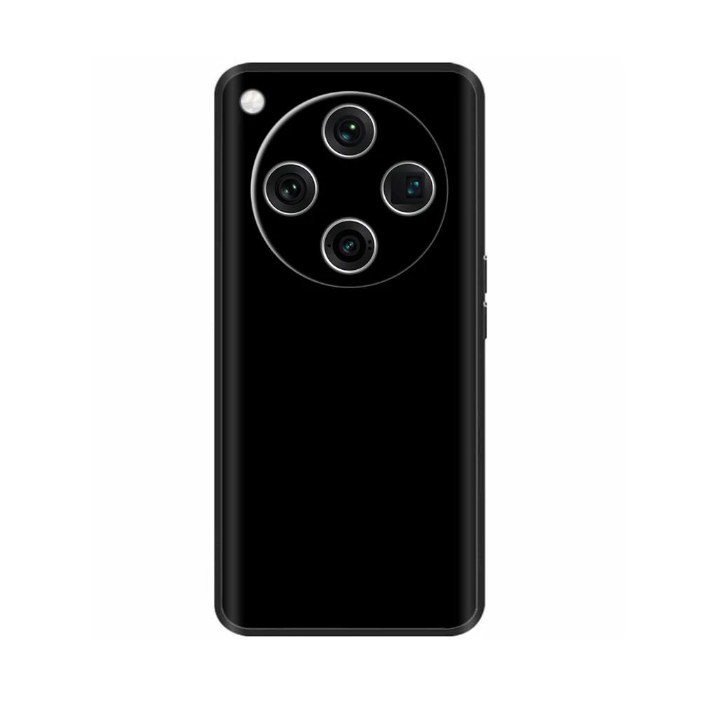 

Phone Case For Oppo Find X8 Pro Case Black Silicone Soft Luxury Shockproof Back Cover For Oppo Find X8 5G PKC110 PKC130 Coque -Oppo Find X8 5G
