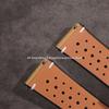 20mm 22mm Watch Strap for Huawei Gt3 Watchband for Samsung Watch Quick Release for Seiko 5 Bracelet Brown Porous Breathable Band