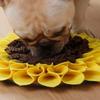 Lustige Sonnenblumen Schnüffelmatte Filz Große Schnüffelmatte Stressabbau Hundefuttermatten für Hunde