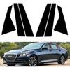 6Pcs Car Window Pillar Posts Door Trim Cover Stickers for Hyundai Genesis G80 Sedan 2015 2016 2017 2018 2019 2020 2021 2022 Gloss Black (Not