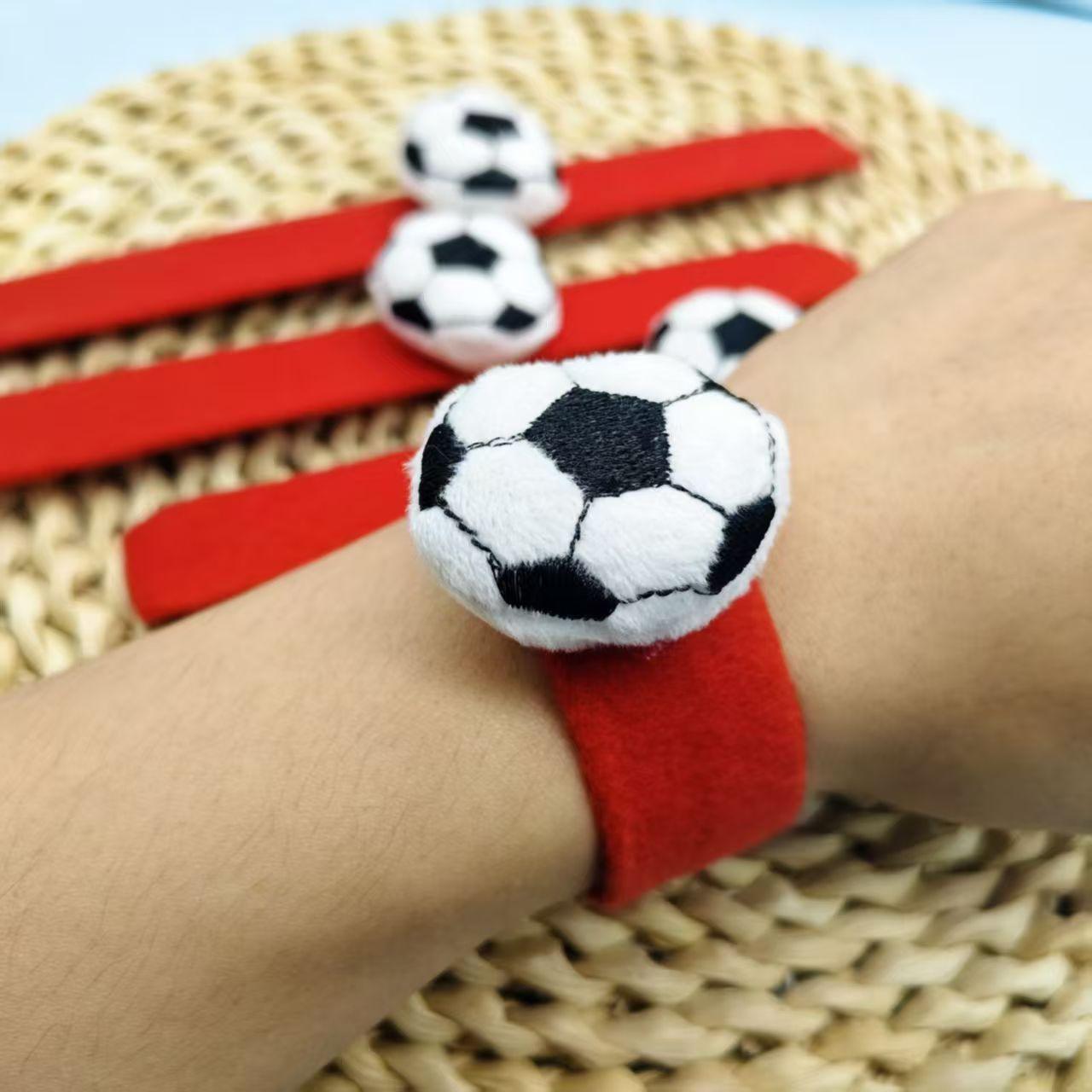 World Sports Football Bracelet Children s Pop Ring Kindergarten Gifts Children s Day Gifts Decorative Props Wrist Jewelry 21cm * 4cm