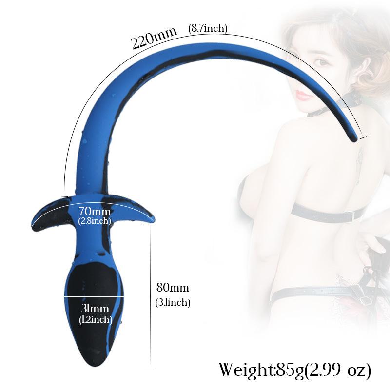 Silicone Dog Tail Anal Plug Backyard Butt Plug SM Sex Toys For Men And Women Cross-dressing Anal Expander Adult Erotic Toys