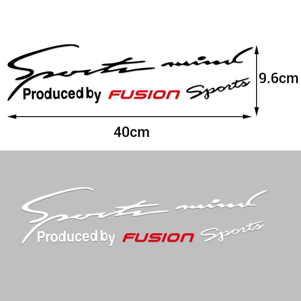 GDZJ3 Vinyl Car Logo Headlight Eyebrow Sticker Decor Accessories Auto Styling For Ford Mustang Focus Kuga Mondeo Fiesta Escape Edge