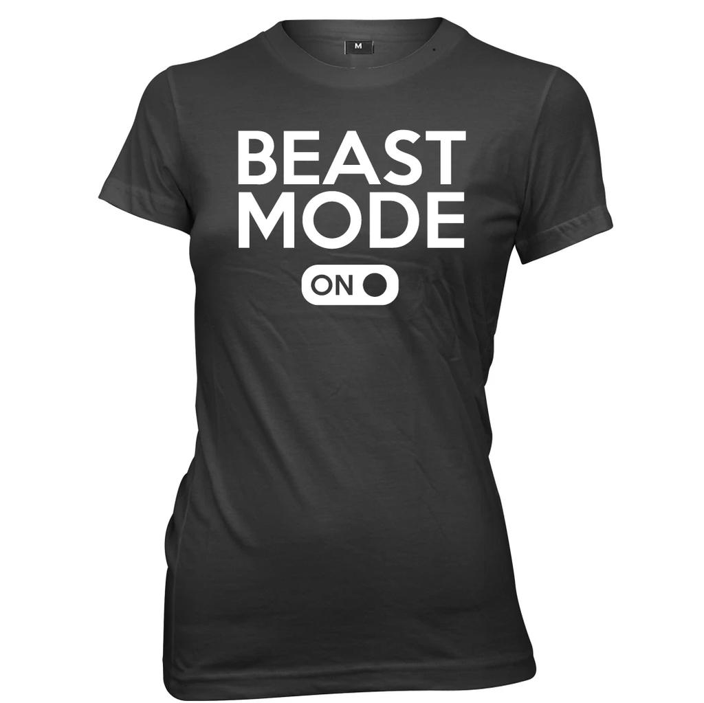 Beast Mode On Womens Ladies T-Shirt