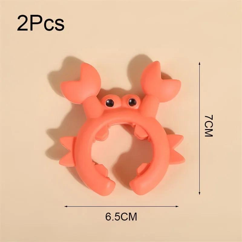 Silicone Crab Spatula Holders Anti Scalding Overflow Pot Clip Spoon Rack Adjustable Small Crab Spoon Pot Holders Kitchen Gadgets