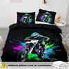 3pcs Cool Motorcycle Rider 3D Printed Bedding Set Comfortable Duvet Cover King Queen Twin Size Birthday Gift Bedroom Decoration