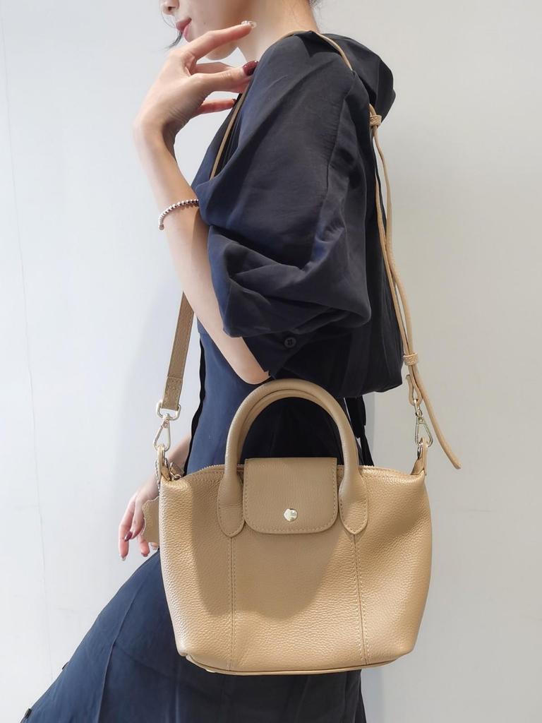 Women's High-End Crossbody Soft Leather Dumpling Bag - Classic Genuine Leather Handbag for Versatile Commuting