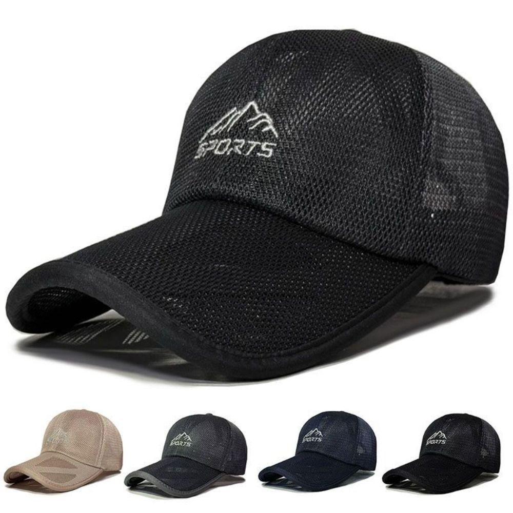 Adjustable Golf Mesh Hat Breathable Cozy Tide Hat Lightweight Mesh Baseball Cap Fishing