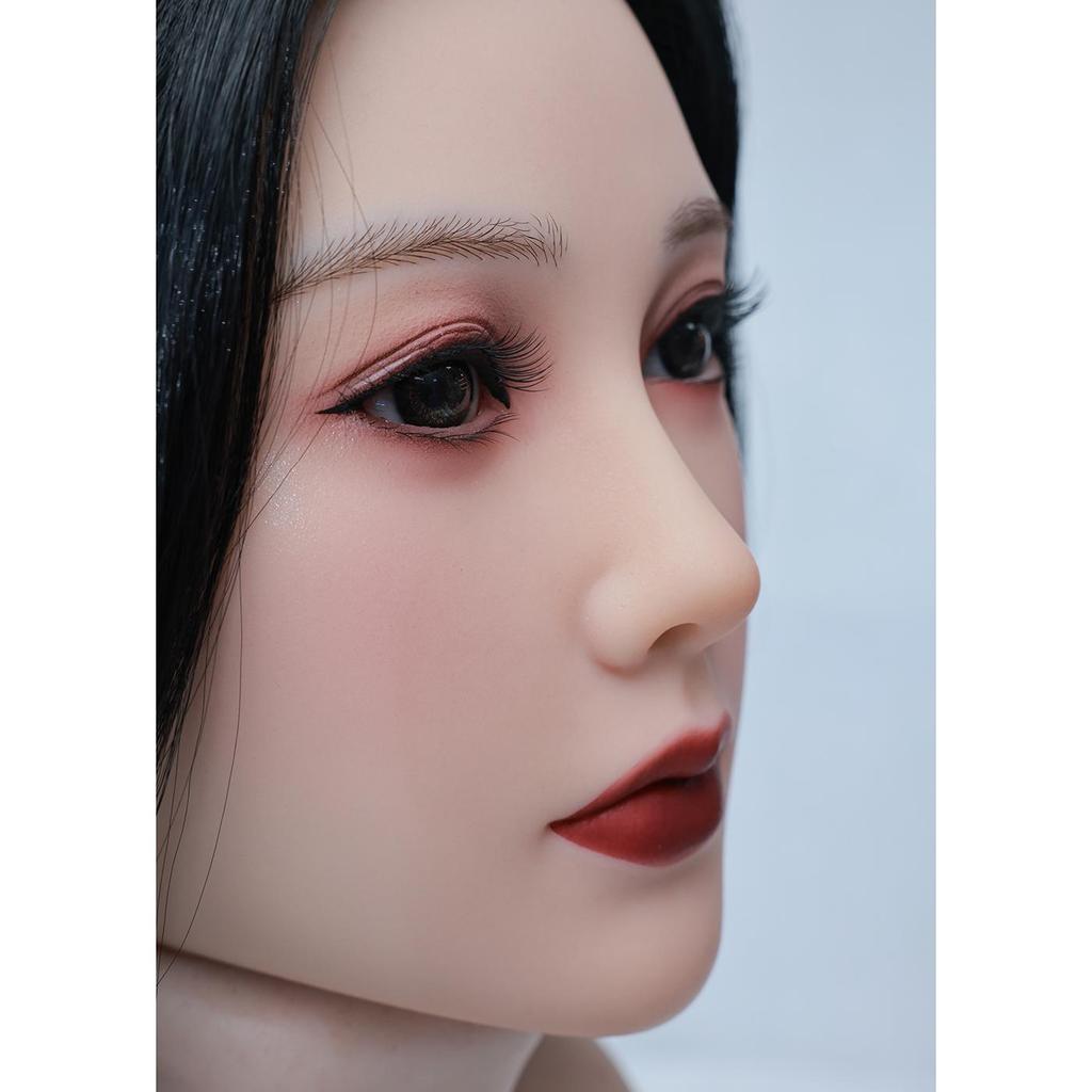 100% Silicone Head Standard Wig Suitable for 130-180CM Sex Doll Body 2 Connection Methods GJ-ZP006