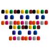 50-10pcs Practical Microphone Foam Colorful Mic Sponge Cover Professional Studio Windscreen Mic Cap Music Speaker Cover