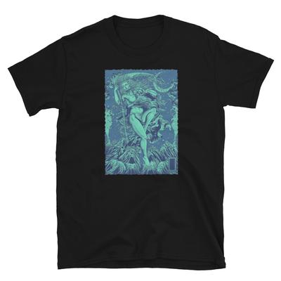 DEATHS EMBRACE, UNDER DEATHS MOON, ART, PRINTED T-Shirt Tops Tee