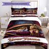 Gothic Illustrations Customize Your Name Bedding Set Breathable Duvet Cover with Pillowcases Home Decoration Birthday Gift