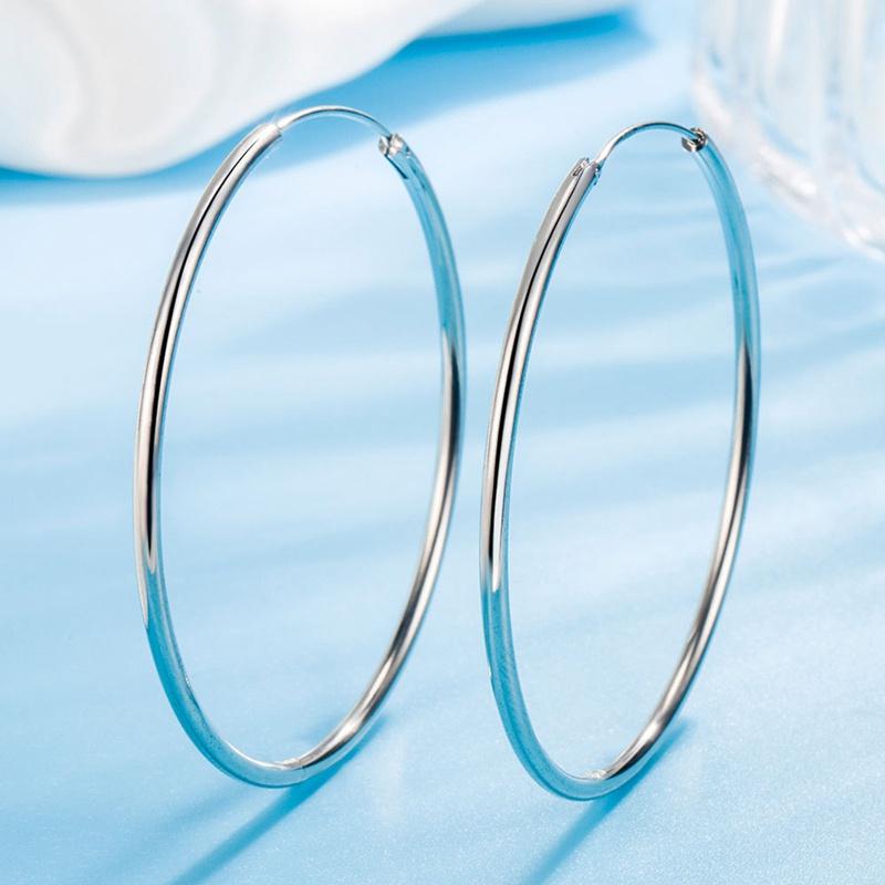 Marlion Jewels Orecchini A Cerchio Intrecciati Donna | Acciaio Chirurgico 316L Placcato Oro/Argento, Regalo Con Scatola