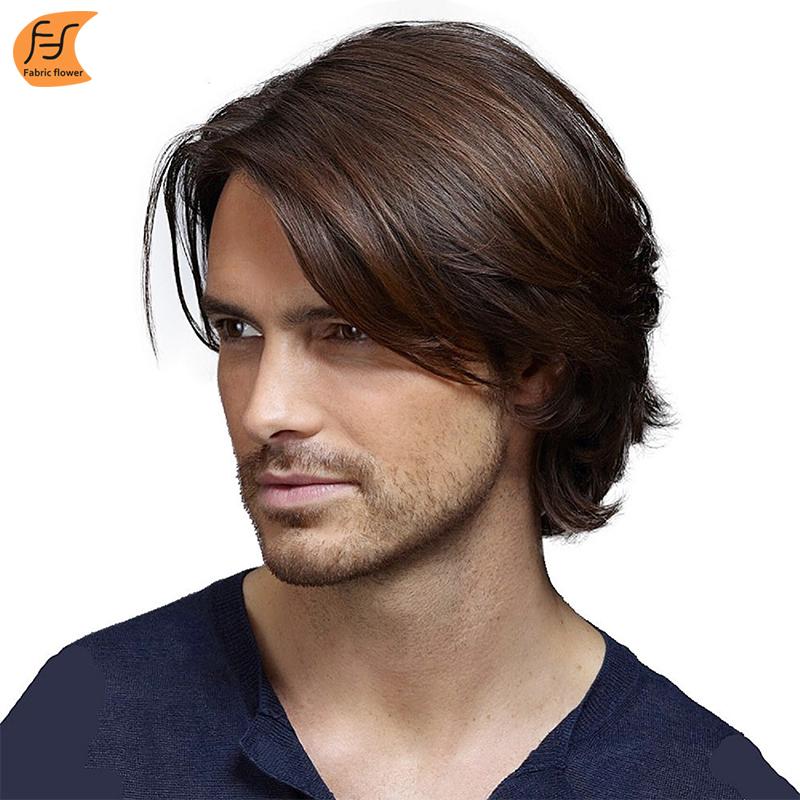 

Европейский и американский мужской комплект коротких волос, парик из химического волокна