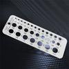 A96I-1 Pcs Stainless Steel Diameter Gauge Wire Thickness Measurer Tester Ruler DIY Drill Measurement Gauge Tool