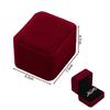 Rounded Flannel Jewelry Box for Rings, Earrings, Pendants, Bracelets, Bangles, and DIY Packaging.