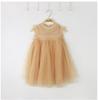 Prinzessin Mädchen Party Spitze Tüll Kleid Vintage Kleinkind Kinder Sommer Kleid Kinder Kleidung 2-7Yrs Weihnachten Baby Mädchen Weste Kleider