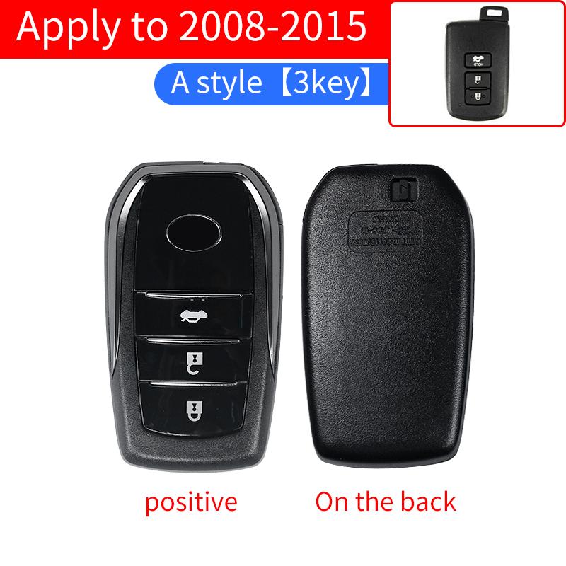 

2008-2021 для Toyota Land Cruiser 200 Prado 150 LC200 LC150 Обновление корпуса ключа с дистанционным управлением 2/3/4 кнопки Аксессуары Корпус ключа