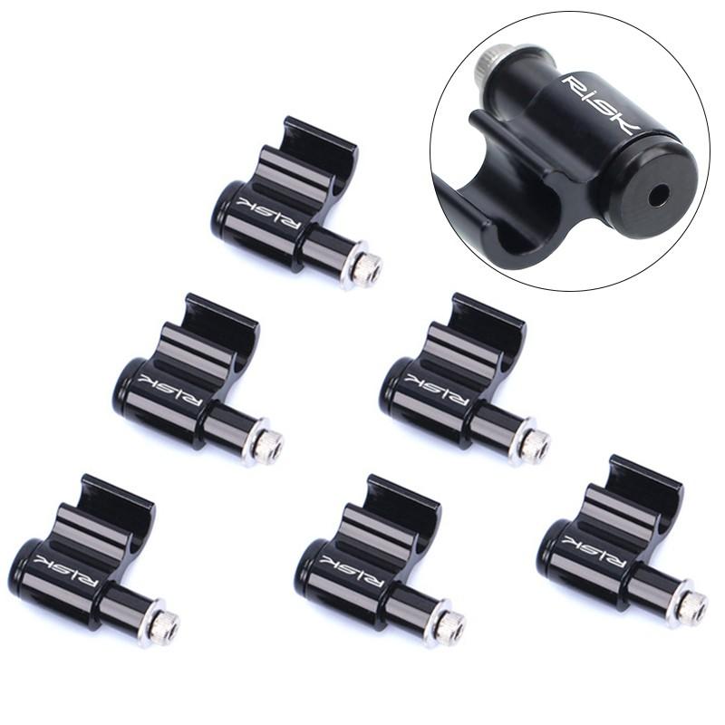 

Black Hose Holders Cable Line Guide Wire Clamps Aluminum Alloy Cycling