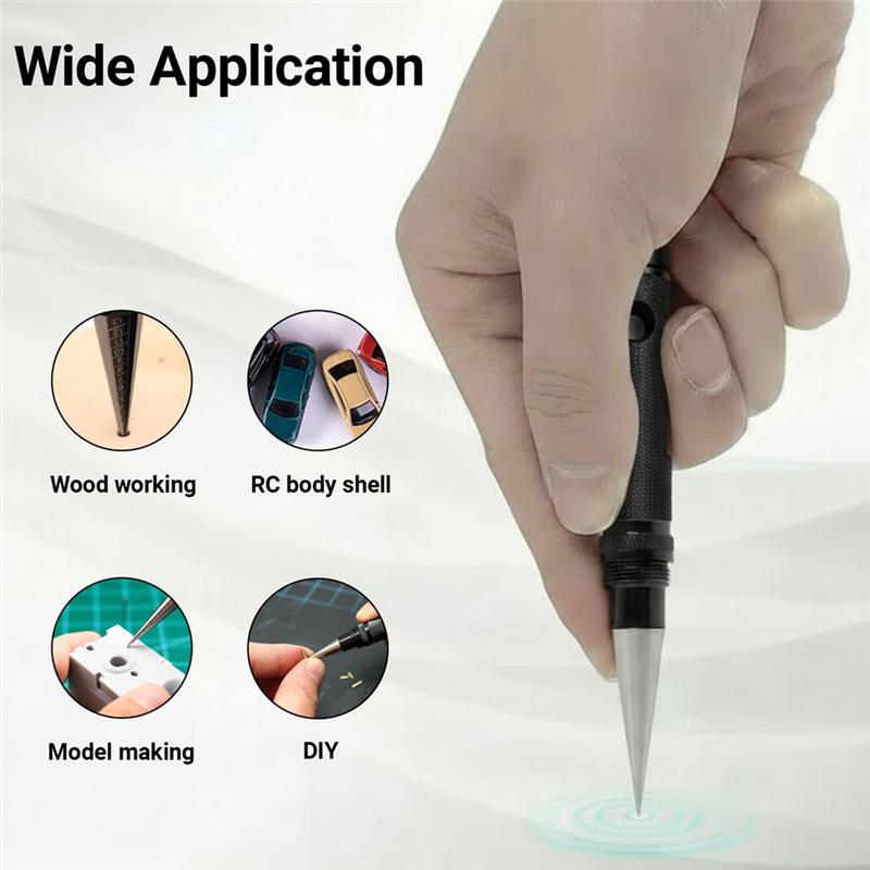 A95I-Manual Hole Punch 0-14Mm Manual Model Reamer DIY Handmade Hole Opener,Expand Hole Tool