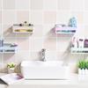 Wall-Mounted Punch-Free Suction Cup Bathroom Organizer
